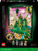 LEGO Wicked - Tableau d''Emerald City, Decoration Fantastique - Cadeau pour Adultes - 75685