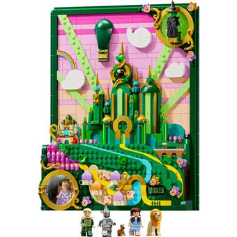 LEGO Wicked - Tableau d''Emerald City, Decoration Fantastique - Cadeau pour Adultes - 75685