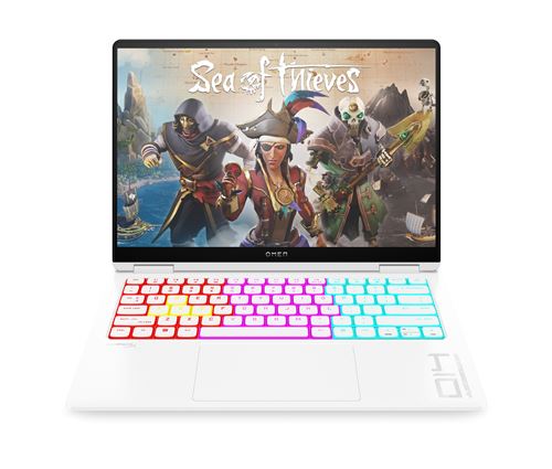PC portable gaming HP Omen Transcend 14-fb1027nf 14 3K 120 Hz Intel® Core™ Ultra 7 32 Go RAM 1 To SSD Nvidia GeForce RTX 5060 Blanc céramique