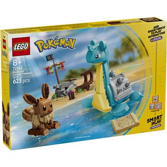 LEGO® Pokémon™ 72162 SMART Play™ : Chasse au trésor d’Évoli et Lokhlass - 1