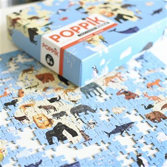 Puzzle Poppik Animaux du monde 500 pièces