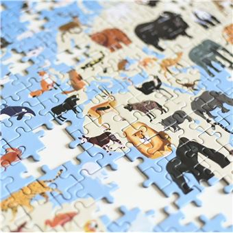 Puzzle Poppik Animaux du monde 500 pièces