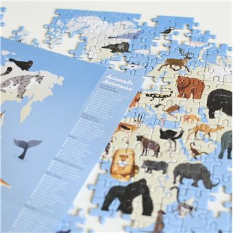 Puzzle Poppik Animaux du monde 500 pièces