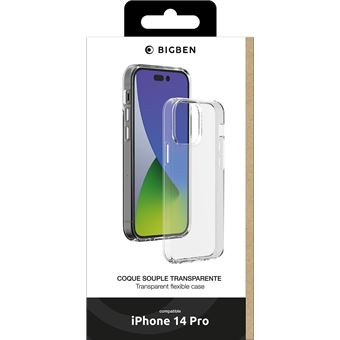 Coque souple silisoft transparente iPhone 14 Pro