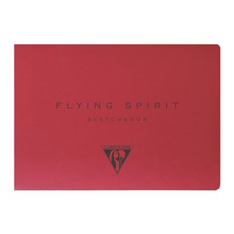 Flying Spirit Carnet Dos Brute Rouge A6 50F Sketch