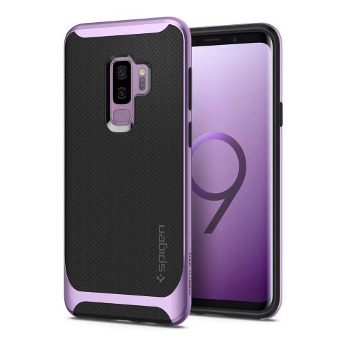 Spigen Neo Hybrid Series - Achterzijde behuizing voor mobiele telefoon - polycarbonaat, thermoplastic polyurethaan (TPU) - lilapaars - voor Samsung Galaxy S9+