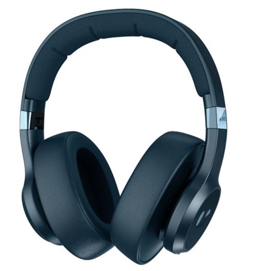 Casque circum-aural sans fil à réduction de bruit digitale Fresh'n Rebel Clam ANC DGTL Bleu Acier