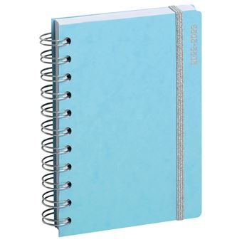 Agenda scolaire Exacompta 2022 2023 1 jour par page Forum Weta Aquarel Modèle aléatoire