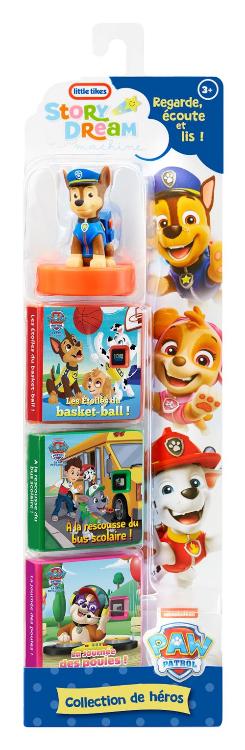 Figurine Little Tikes Paw Patrol Pat’patrouille Hero Collection en PDQ pour conteuse d'histoire