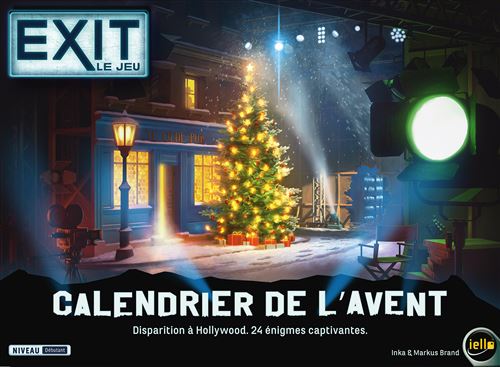 Jeu D'Escape Game Iello Exit : Calendrier De L'Avent Disparition À Hollywood