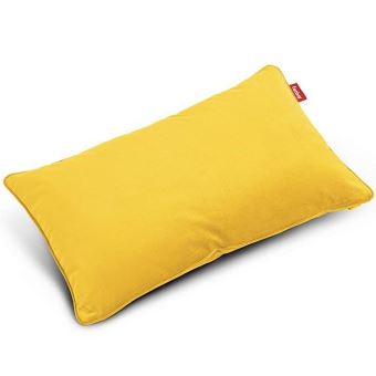 Coussin en velours Fatboy King Jaune