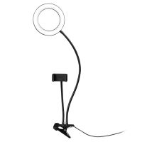 Eclairage annulaire LED selfie Dorr SLR-16 Noir et blanc