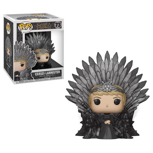 Figurine Funko Pop Deluxe Game of Thrones Saison 10 Cersei Lannister On Throne