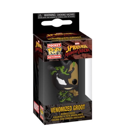 FUNKO Marvel venom - porte-cl&eacute;s pocket pop! Groot 4 cm