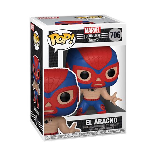 Figurine Funko Pop Marvel Lucha Libre Edition El Aracno État correct - Funko reconditionné disponible sur Fnac