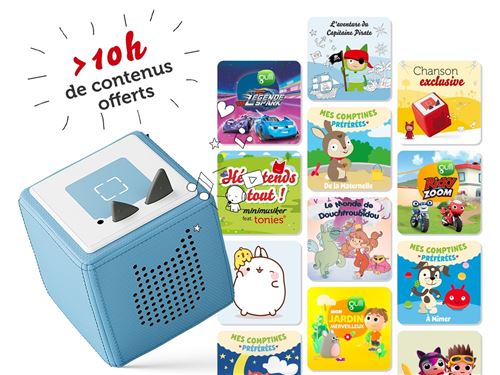 Toniebox Mission Pat' Patrouille - Avec Figurines Chase & Stella + Créatif | Conteur Histoires Enfant 3-7 Ans