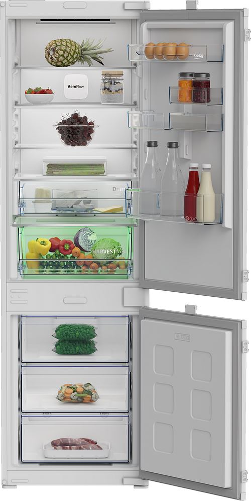 R&eacute;frig&eacute;rateur Combin&eacute; Beko B7BCNA296HS No Frost 177,5cm 270L C Blanc WiFi Bluetooth