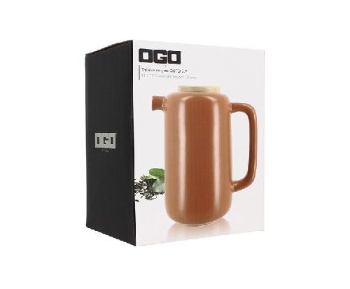 Théière Ogo Outo Paprika 900 ml Terracotta