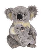 Peluche Nicotoy Koala avec bébé 28 cm