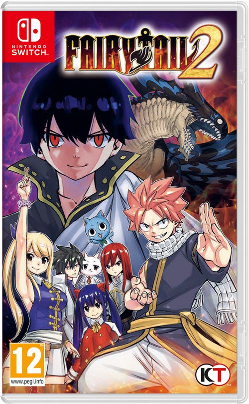 Pochette avant du jeu Fairy Tail 2 Nintendo Switch