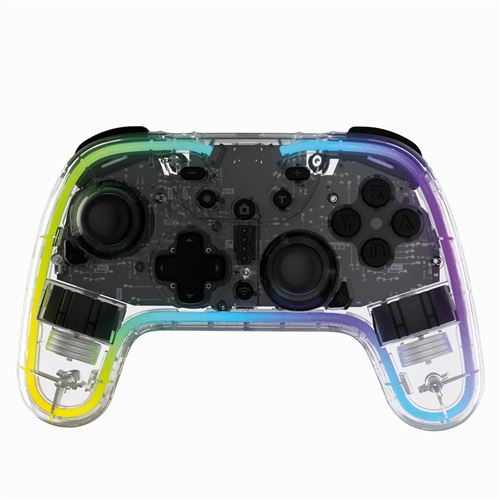 Manette sans fil Just For Games Snakebyte Game Pad Rgb pour Nintendo Switch