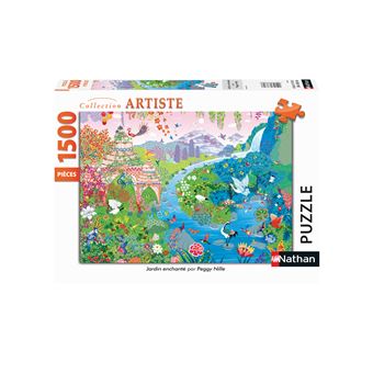 Puzzle Nathan Jardin enchanté Peggy Nille 1500 pièces