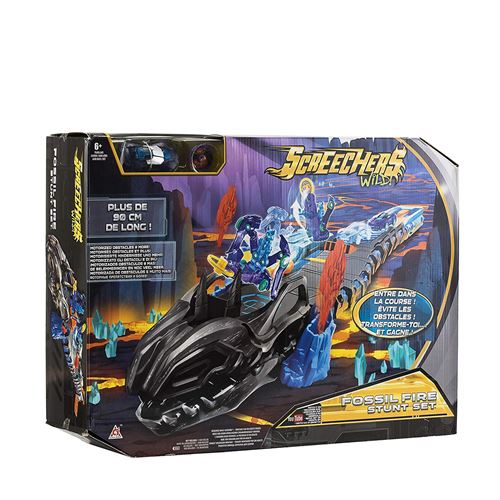 Playset Screechers Wild Fossil Fire Stunt