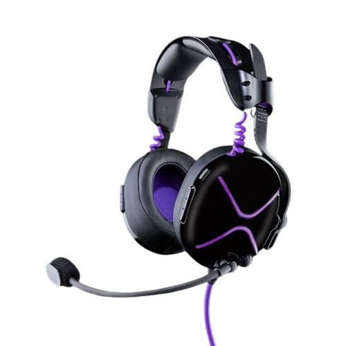 Casque filaire Pdp Victrix Pro AF pour PS4 et PS5 Noir et violet