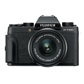 Kit Hybride Fujifilm X-T100 Noir + Objectif XC 15-45 mm f/3.5-5.6 OIS PZ + Objectif XC 50-230 mm f/4.5-6.7 OIS II Noir