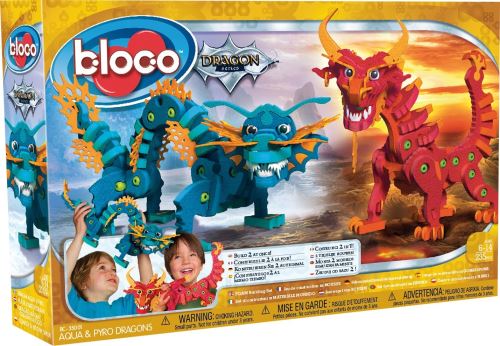 Jeu de construction Bloco Aqua et Pyro Dragons