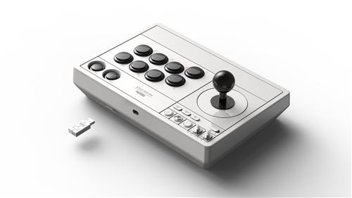 8Bitdo Blanc Arcade Stick Noir, Rf/Usb Joystick Analogique/Numérique Pc, Xbox One, Xbox One S, Xbox One X, Xbox Series S, Xbox Series X - Neuf - Image 3