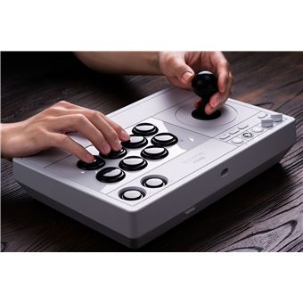 Console rétrogaming Just For Games Arcade Stick Xbox et PC Blanc