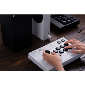 Console rétrogaming Just For Games Arcade Stick Xbox et PC Blanc