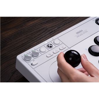 Console rétrogaming Just For Games Arcade Stick Xbox et PC Blanc