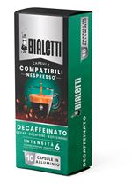 Pack de 10 Capsules Bialetti Décaféiné Compatibles Nespresso