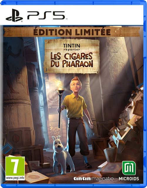 Tintin Reporter Les Cigares du Pharaon Edition Limitée PS5