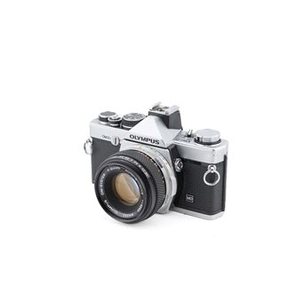 Appareil Photo Reflex Olympus OM-1 35 Mm + Objectif Auto-S 50 Mm - Argentique - Japon
