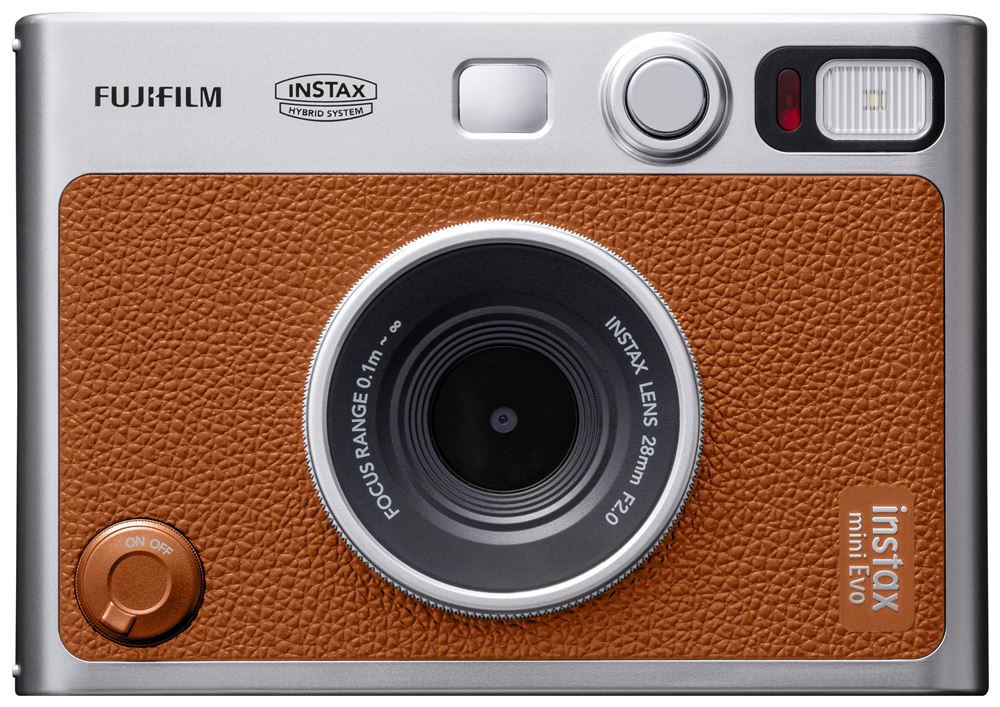 Fujifilm Instax Mini EVO Sofortbildkamera Braun Fujifilm Instax Mini EVO Sofortbildkamera Braun