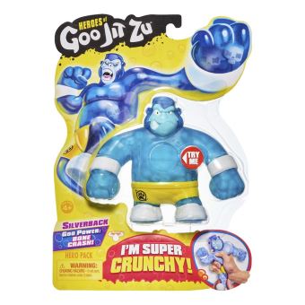 Figurine articulée Héros de Goo Jit Zu Silverback le gorille 11 cm