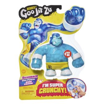 Figurine articulée Héros de Goo Jit Zu Silverback le gorille 11 cm