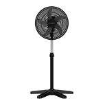 Ventilateur sur pied Rowenta Écoconcu Turbo Essential VU3110F3 55W Noir