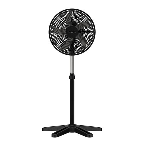 Ventilateur Sur Pied Rowenta Écoconcu Turbo Essential Vu3110F3 55W Noir