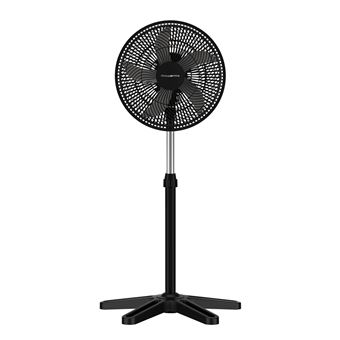 Ventilateur sur pied Rowenta Écoconcu Turbo Essential VU3110F3 55W Noir