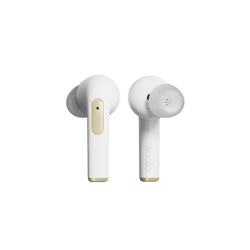 Ecouteurs intra-auriculaires sans fil Sudio N2 Pro avec réduction de bruit Blanc