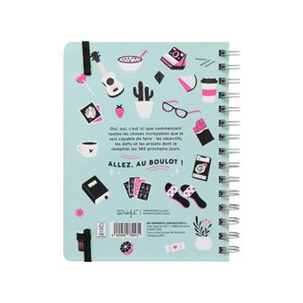 Agenda scolaire Mr. Wonderful 2021 2022 Sketch Semainier Tout ce que je fais avant le week-end