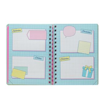 Agenda scolaire Mr. Wonderful 2021 2022 Sketch Semainier Tout ce que je fais avant le week-end