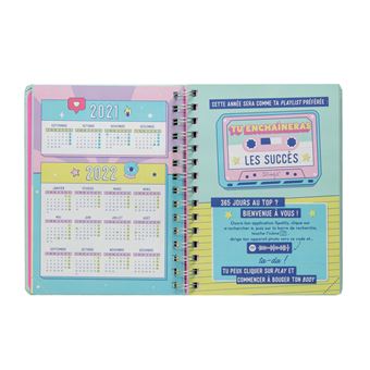 Agenda scolaire Mr. Wonderful 2021 2022 Sketch Semainier Tout ce que je fais avant le week-end
