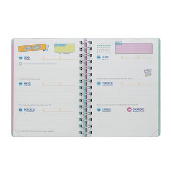 Agenda scolaire Mr. Wonderful 2021 2022 Sketch Semainier Tout ce que je fais avant le week-end