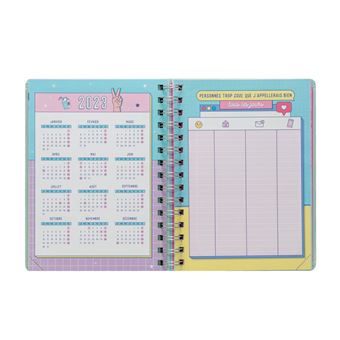 Agenda scolaire Mr. Wonderful 2021 2022 Sketch Semainier Tout ce que je fais avant le week-end