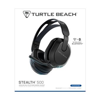 Casque gaming sans fil Turtle Beach Stealth 500 pour PS5 PS4 PC Nintendo Switch et mobile Noir